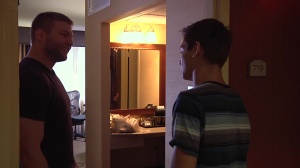 Str8ToGay: American Colby Jansen escorted by Johnny Rapid fucks in the ass