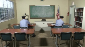 BigDicksAtSchool - Police chick Andrew Stark sucking cock