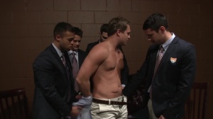 Jizz Orgy: Brothers in arms, barebacking