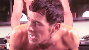 The Gay Office: Muscular Man Dominates Straight Guy