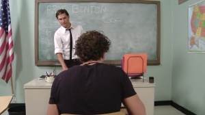 BigDicksAtSchool.com - Dick sucking in the school starring teen chick Jacob Durham wearing collar