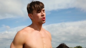 DrillMyHole: Damien Stone Sucks Off Jack Hunter For Survival In The Wilderness