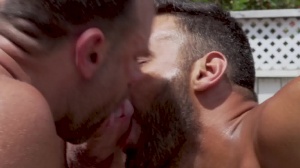 Str8togay.com - Darcy Oak jerking William Seed big dick outdoors