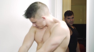Str8ToGay - Tattooed Jake Porter rimming anal