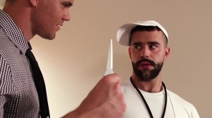 The Gay Office: Hunk Beau Reed escorted by Teddy Torres rimming