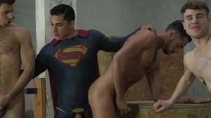 DrillMyHole: Superheroes Join Forces to Save Three Horny Gay Studs