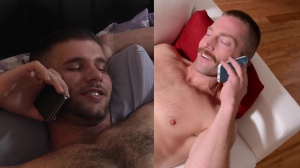 DrillMyHole.com - Big dick Jimmy Fanz plus impression Adam Herst throat fucking