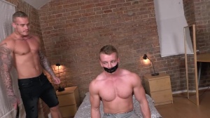 BROMO - Combo: Skater Rob Blonde bareback spanking