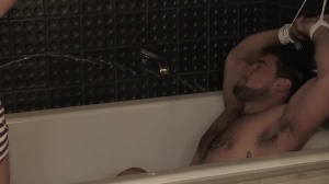 Bromo - Tattooed american hunk Addison Graham playing with big dick Aspen