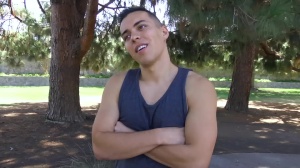 Str8 Chaser: David Blake having fun with Paul Wagner outdoors