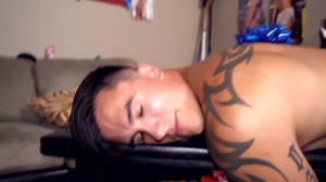 DickDorm: Tattooed Trevor Miller being pounded by Rico Mendiola