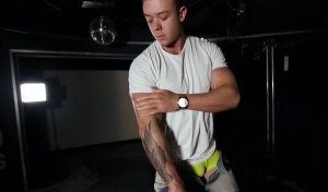 RealityDudes: Athletic Jackson doing striptease in the club