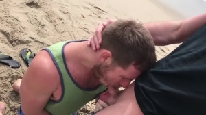 Reality Dudes: Brandon Evans with Spencer Whitman creampied public sex