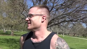 Str8Chaser: Cody Smith  escorted by inked Paul Wagner