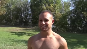 Str8 Chaser - Muscle throat fuck in the bed
