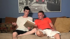 Boys First Time - Slim big black cock Zane Anders handjob
