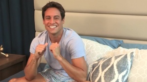 SeanCody: Nervous couple Titus masturbates with big dildo
