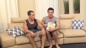 Sean Cody - Brandon together with jock Chase receiving facial cum loads