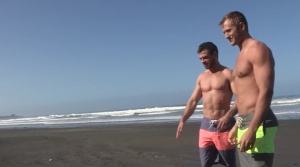 SeanCody: Barebacking Daniel on the Beach