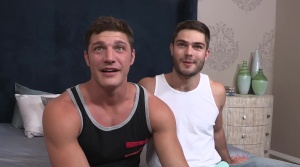 Sean Cody - Bareback nailed rough together with athletic jock Tanner alongside Brandon Cody