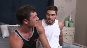 Sean Cody - Bareback nailed rough together with athletic jock Tanner alongside Brandon Cody