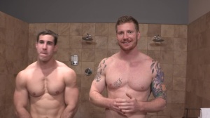 Sean Cody: Randy with muscle David bareback cum on face