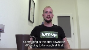 DirtyScout: Handjob in company with very slim gay