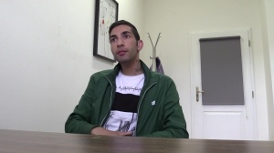 DirtyScout.com: Handjob in office alongside young very slim Czech dude amateur