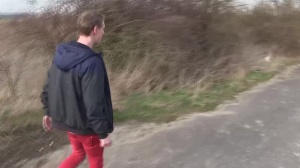 Czech Hunter: Desperate twink first time threesome indoor