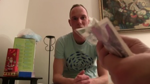DebtDandy: Laughing in the kitchen alongside very slim Czech dude amateur