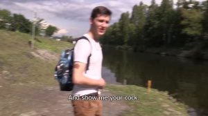 CzechHunter.com: Famous friend blowjob for money in public