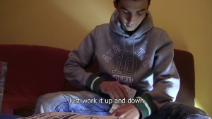 DebtDandy - Super slim gay condom gagging scene