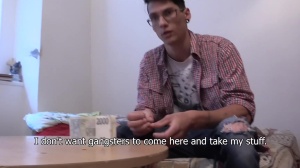 Debt Dandy: Czech guy handjob