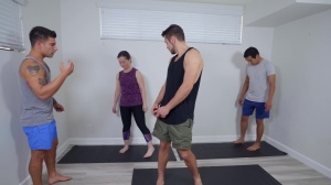 Str8ToGay: Yoga Bottom Takes A Pounding From Tattooed Top