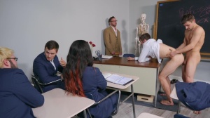 Big Dicks at School: Jock & Twink Fucked by Muscle Daddy