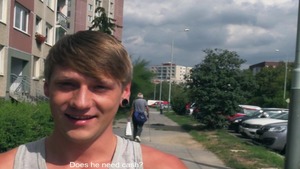 CzechHunter.com: Muscled twink reality handjob porn