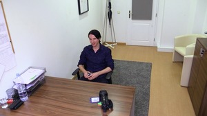 DirtyScout.com - Young & naughty amateur experience handjob in office