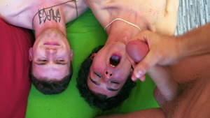 CzechHunter - Pretty & slim gay amateurs in double anal