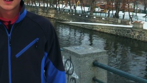 CzechHunter.com: Too cute blond haired ass fingering outdoors