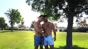 SeanCody: Brysen together with Ernie tongue kissing