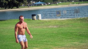 SeanCody: Muscular Bearded Bottom Bends Over