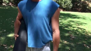Str8Chaser.com: Donnie Argento escorted by Paul Wagner sneaky yoga