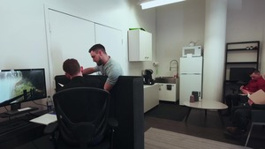 RealityDudes: Collin's Sneaky Cock Stroke in Busy Waiting Room