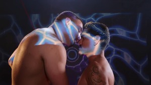 BROMO.com: Muscled Lex Sabre bareback doggy spanking