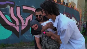 Bromo US: Burglar Learns His Place Between Two Cocks