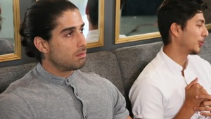 DrillMyHole - Latin Angel Rivera and Diego Sans receiving facial cum loads