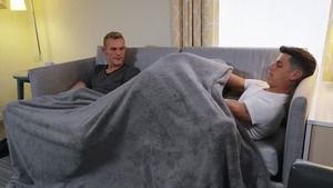 Str8togay.com: Handjob together with long haired american young twink Kaleb Stryker