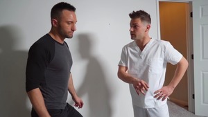 Str8 To Gay: American Colby Tucker beside Johnny Rapid handjob