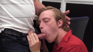 Family Dick: Blond haired Kristofer Weston bouncing