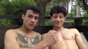 LatinLeche: Unloading Cum: A Leche-Covered Mess